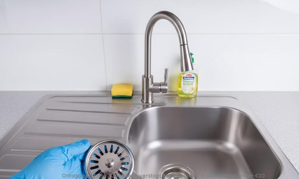 Gootsteen verstopt keuken Lisse: 5 oplossingen onder €10
