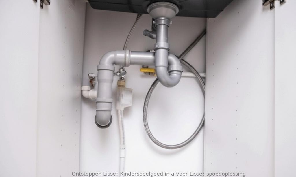 Kinderspeelgoed in afvoer Lisse: spoedoplossing